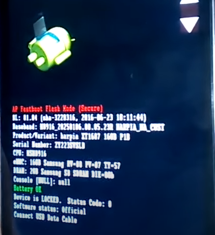 AP Fast Boot Flash Mode Secure